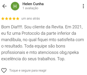 Avaliação Google